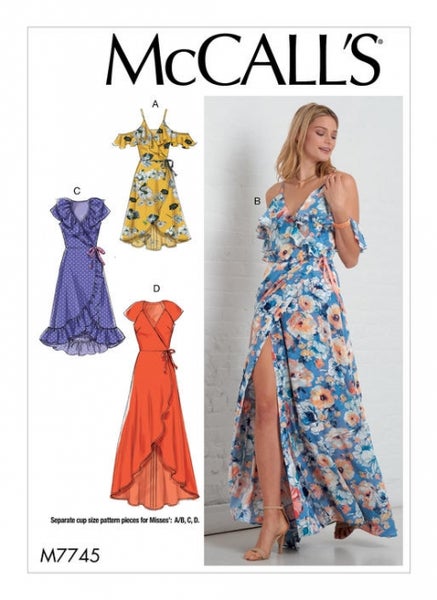 McCALL&acute;s kaava M7745 kietaisumekot (HYLLYSS&Auml;)