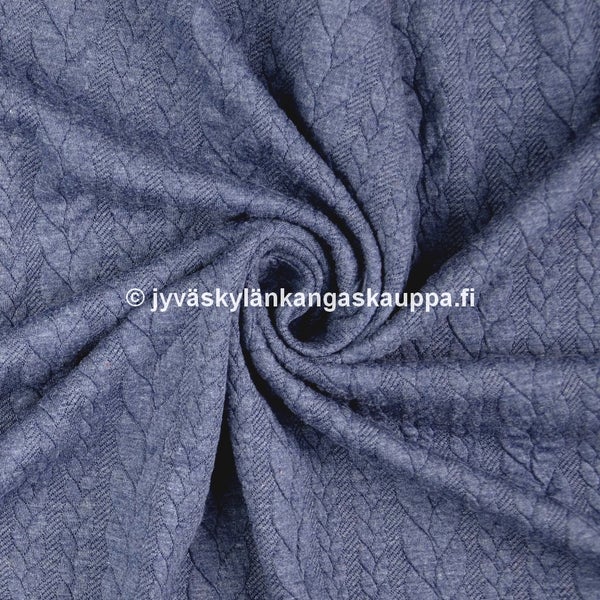 Palmikkoneulos Meleerattu Farkku