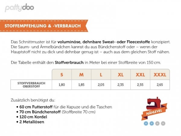 PATTYDOO kaava Tony huppari