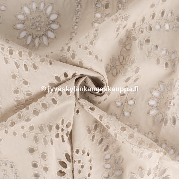 Kudottu Puuvillabrodyyri Hiekka