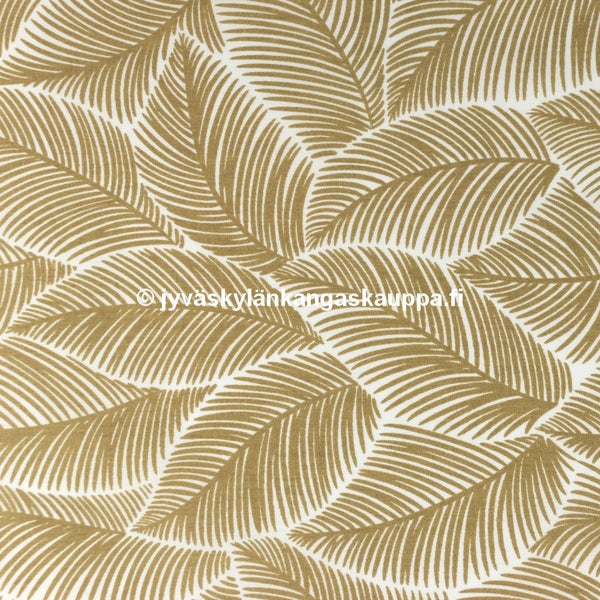 Puuvilla-Popliini Lehdet Hiekka