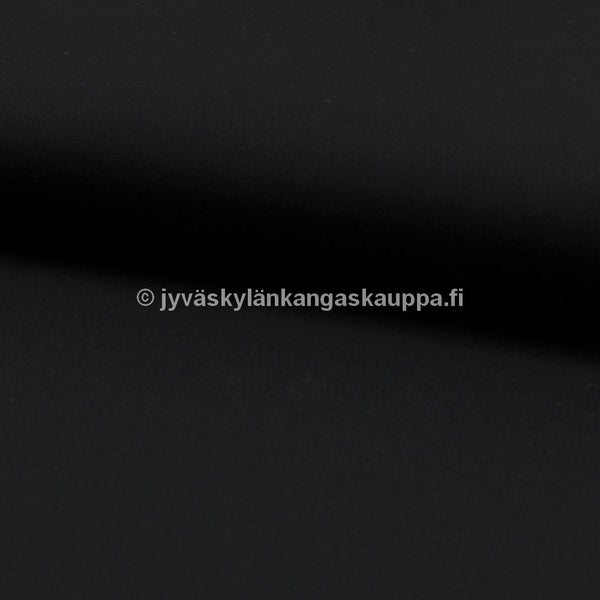 Puuvilla-Popliini Musta