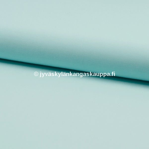 Puuvilla-Popliini Vaalea Turkoosi 2-laatu