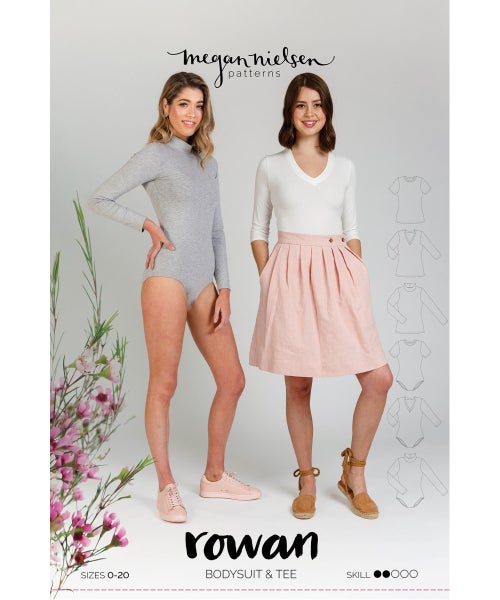 Megan Nielsen kaava ROWAN Tee And Body Suit sizes 0-20