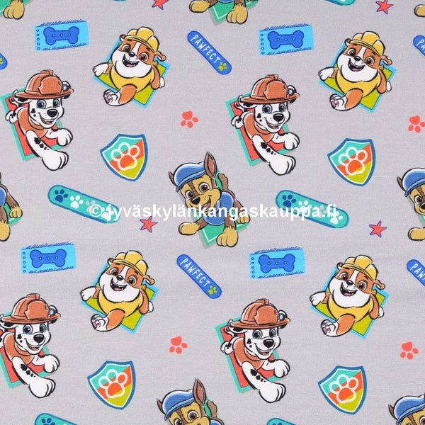 Digiprintti trikoo Ryhm&auml; Hau Pawfect Harmaa