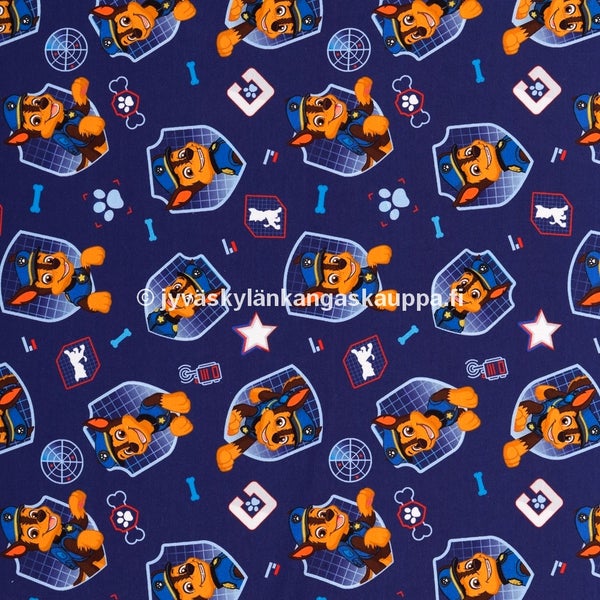 Digiprintti trikoo Ryhm&auml; Hau Vainu Tummansininen