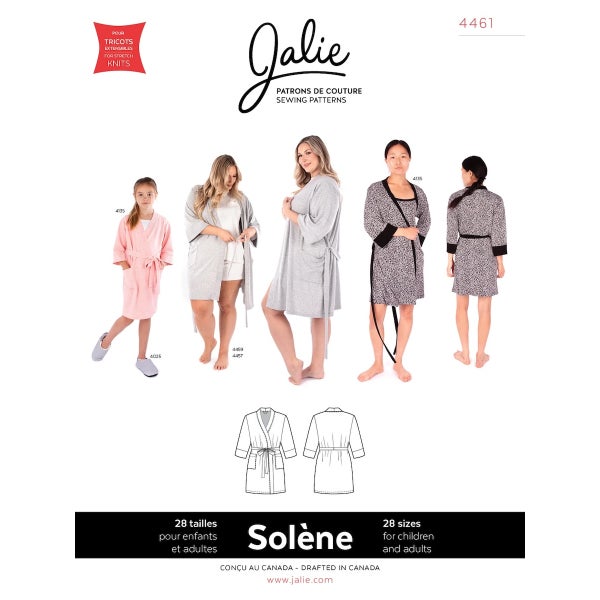Jalie kaava 4461 SOLENE Lounge Robe