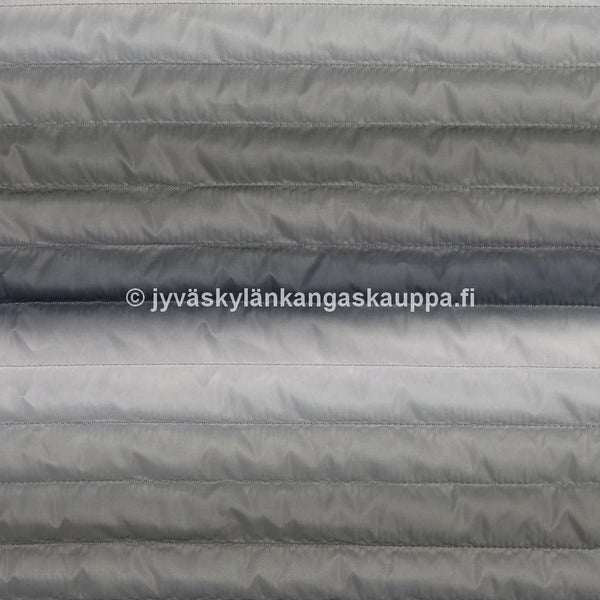 Tikkikangas RAITA Liukuv&auml;rj&auml;tty Harmaa