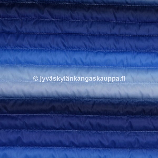 Tikkikangas RAITA Liukuv&auml;rj&auml;tty Sininen (n. 30cm valmispala)