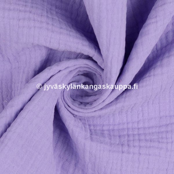 Double Gauze tuplaharsokangas Lavender