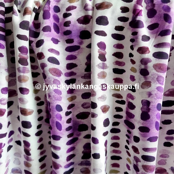 Viskoosikangas Unna Magenta