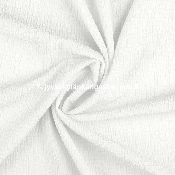 Viskoosikreppi Bubble Crush Valkoinen (n. 60cm valmispala)