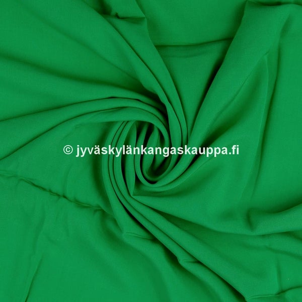 1-v&auml;rinen Viskoosikangas Vihre&auml;