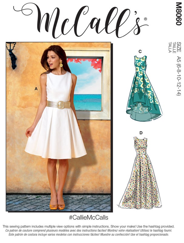 McCALL&acute;s kaava M8060 Dresses with Cup Sizes