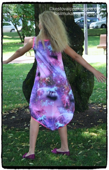 Digiprintti trikoo Yksisarvinen PINKKI