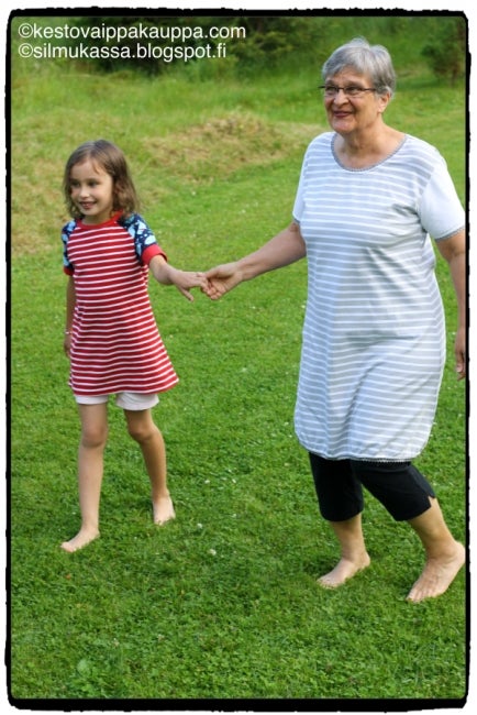 Trikoo kangas Raidat TURKOOSI (1,5m valmispala)pahvin&ouml;yt&auml;&auml;