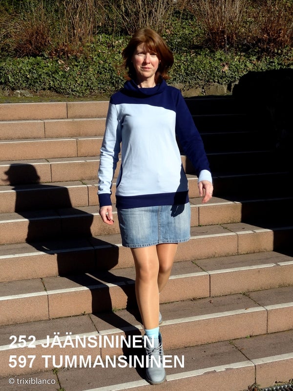 252 J&Auml;&Auml;NSININEN sek&auml; 597 TUMMANSININEN: Joustocollege, Harjattu Joustocollege (Talvitrikoo), Perus resori