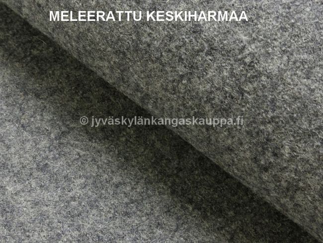 Villakangas: Joustava villafleece 8100 musta (2,4m valmispala)