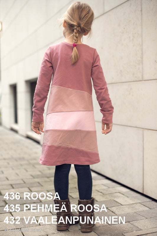 436 ROOSA, 435 PEHME&Auml; ROOSA, 432 VAALEANPUNAINEN: Joustocollege, Harjattu Joustocollege (Talvitrikoo), Perus resori