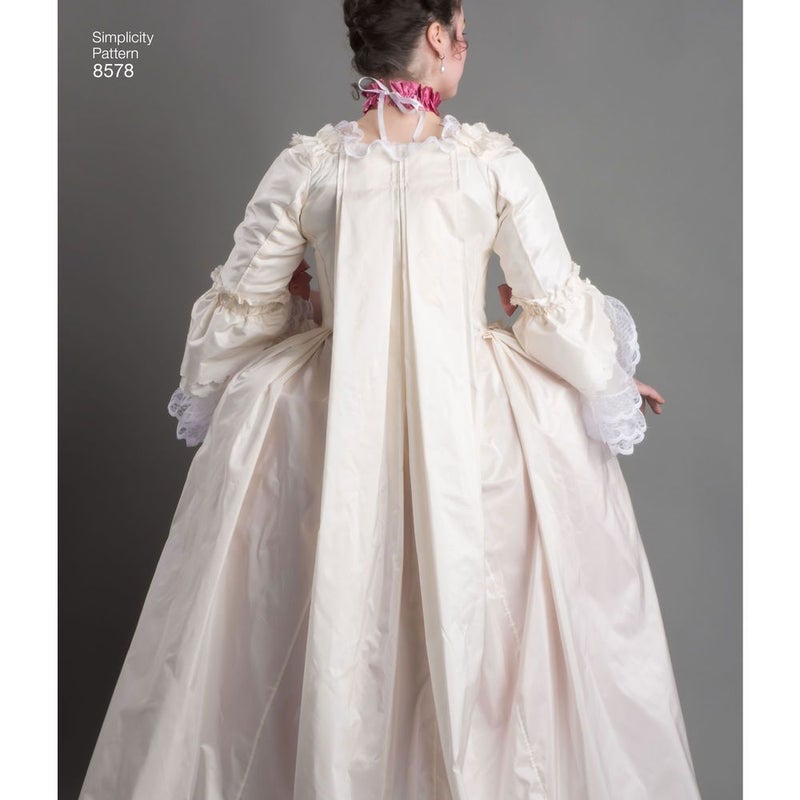 Simplicity kaava S8578 Misses 18th Century Gown