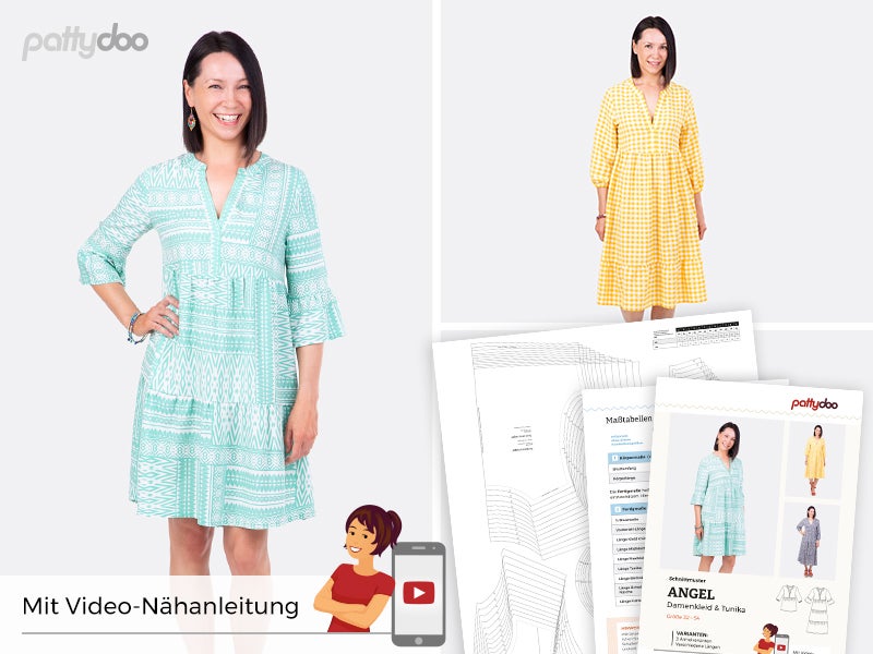 PATTYDOO kaava Angel tunika ja r&ouml;yhel&ouml;mekko