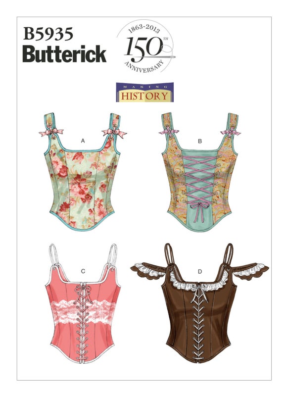 Butterick kaava B5935 Misses Corset