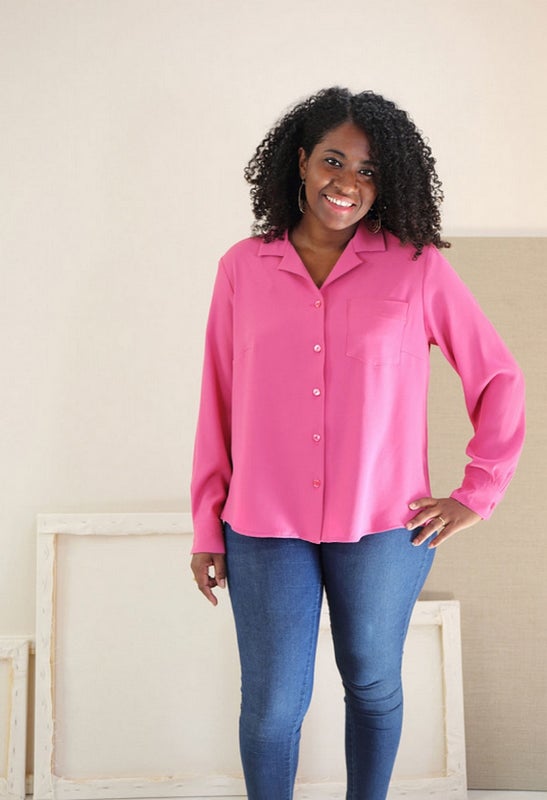 LIESL + CO kaava CAMP SHIRT AND DRESS sizes 0-20 (EU 30-44/48)