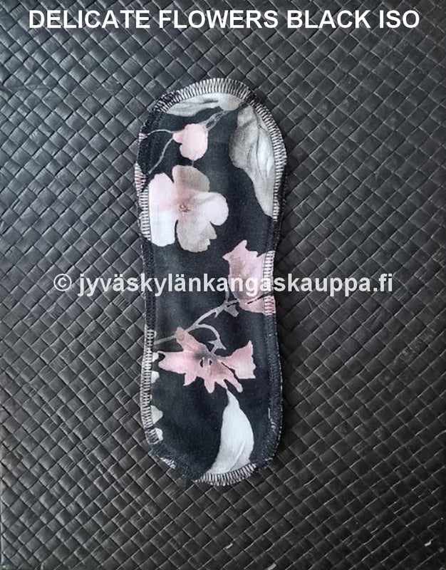 M Delicate Flowers Black ISO