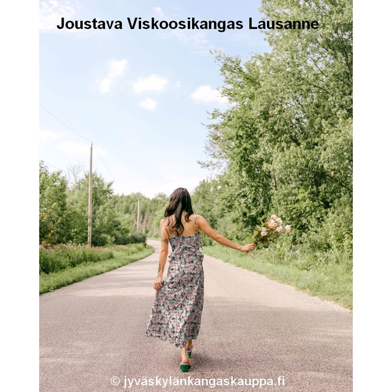 Joustava Viskoosikangas Lausanne