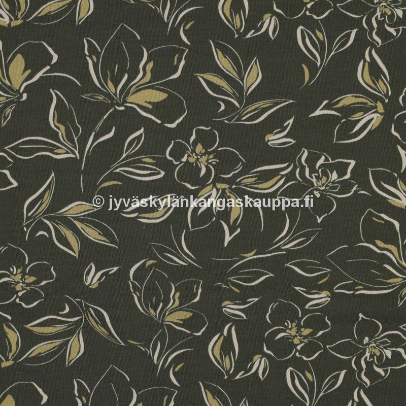 Joustocollege Painted Flowers Green