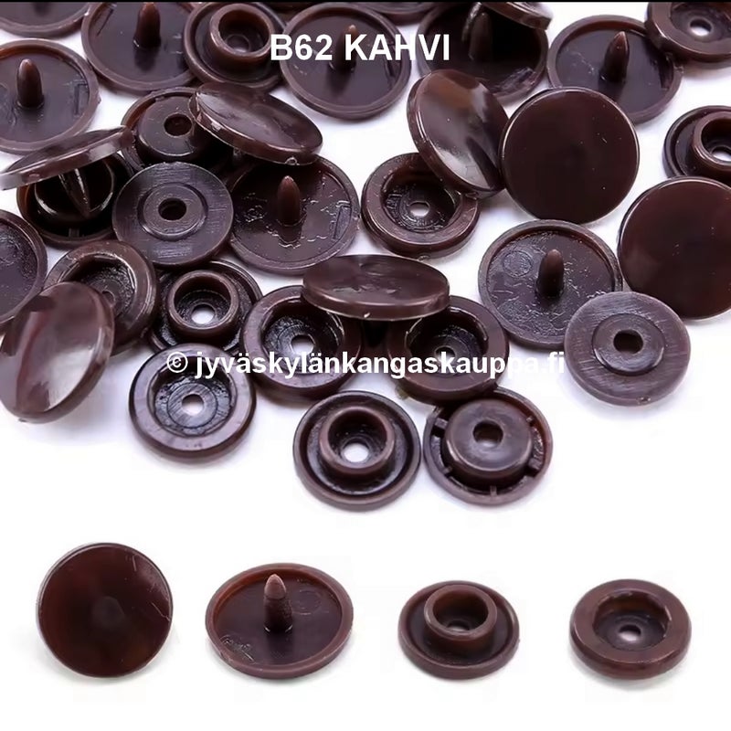 KAM muovinepparit koko T5, TASASETTI B62 kahvi