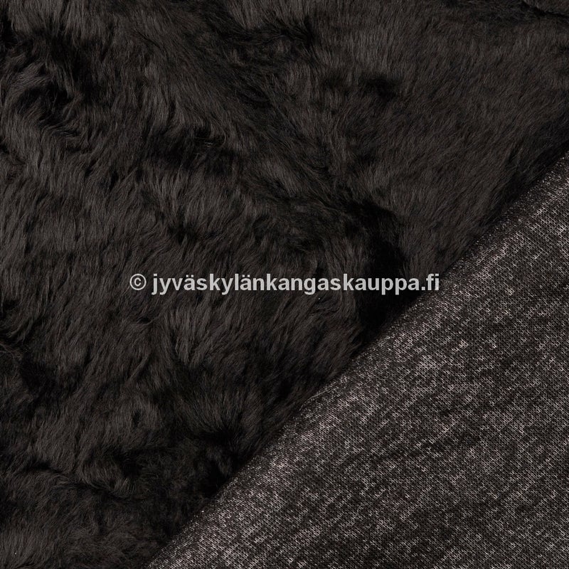 Karvakangas velboa MUSTANKIMO lyhyt karva