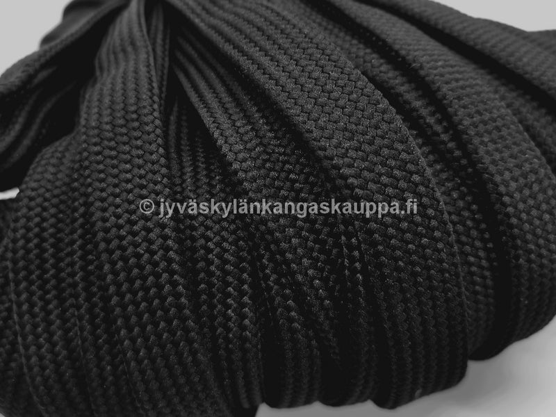 Litte&auml; nauha MUSTA LEVE&Auml;