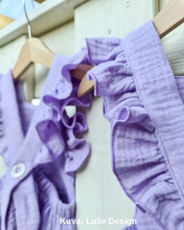 Double Gauze tuplaharsokangas Lavender