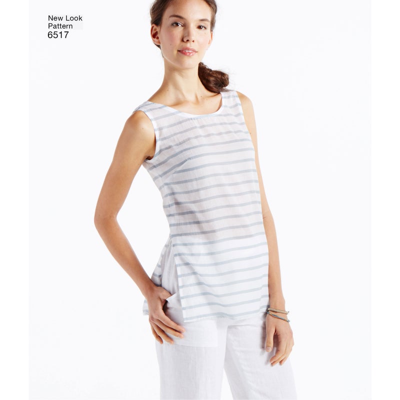 New Look kaava 6517 Dress, Tunic, Top, Pants, and Scarf