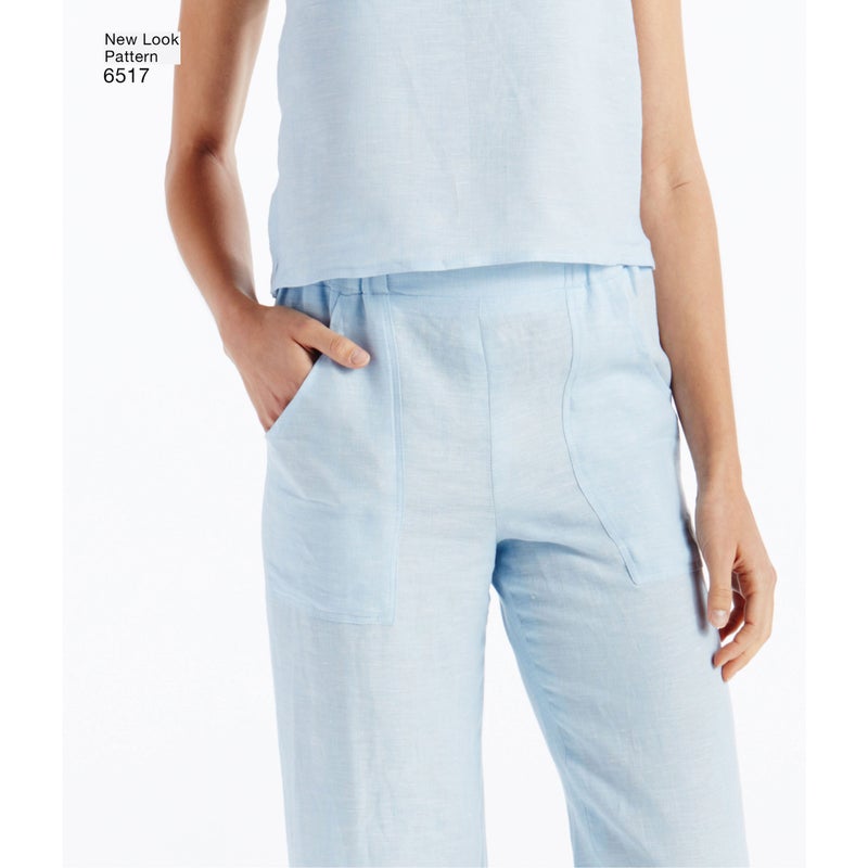 New Look kaava 6517 Dress, Tunic, Top, Pants, and Scarf