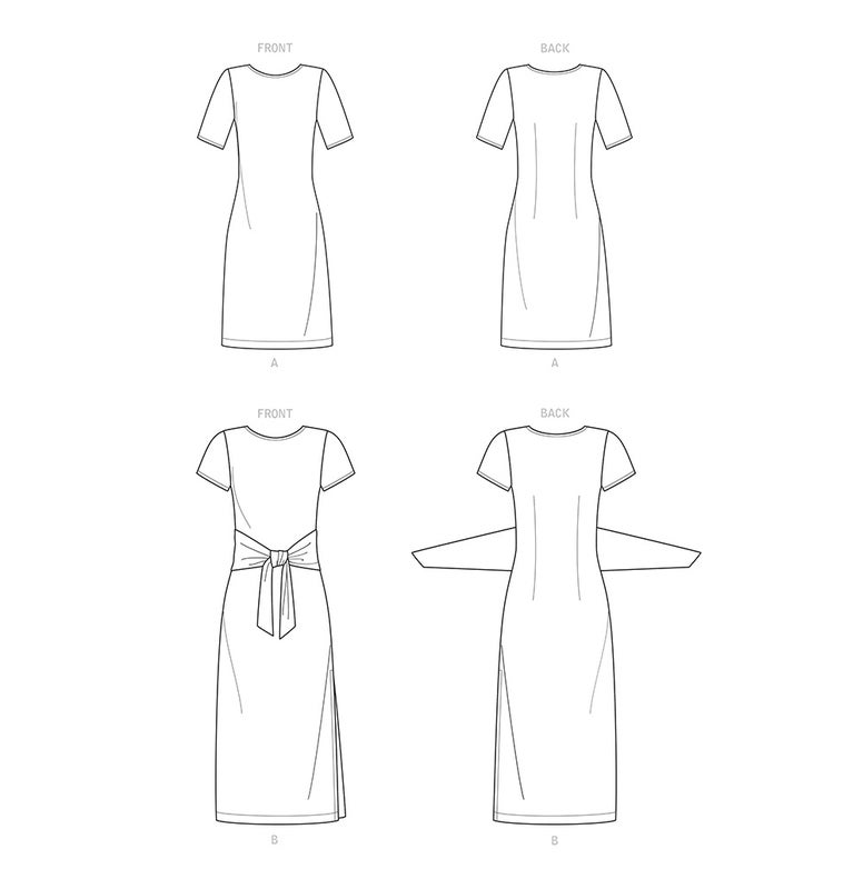 New Look kaava 6650 Misses Knit Dress with Sleeve and Length Variations