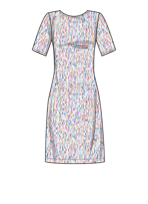 New Look kaava 6650 Misses Knit Dress with Sleeve and Length Variations