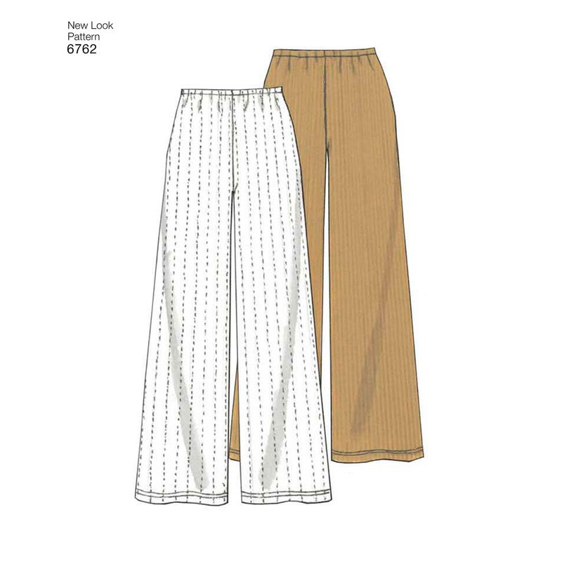 New Look kaava 6762 Misses Knit Trousers, Skirt and Top