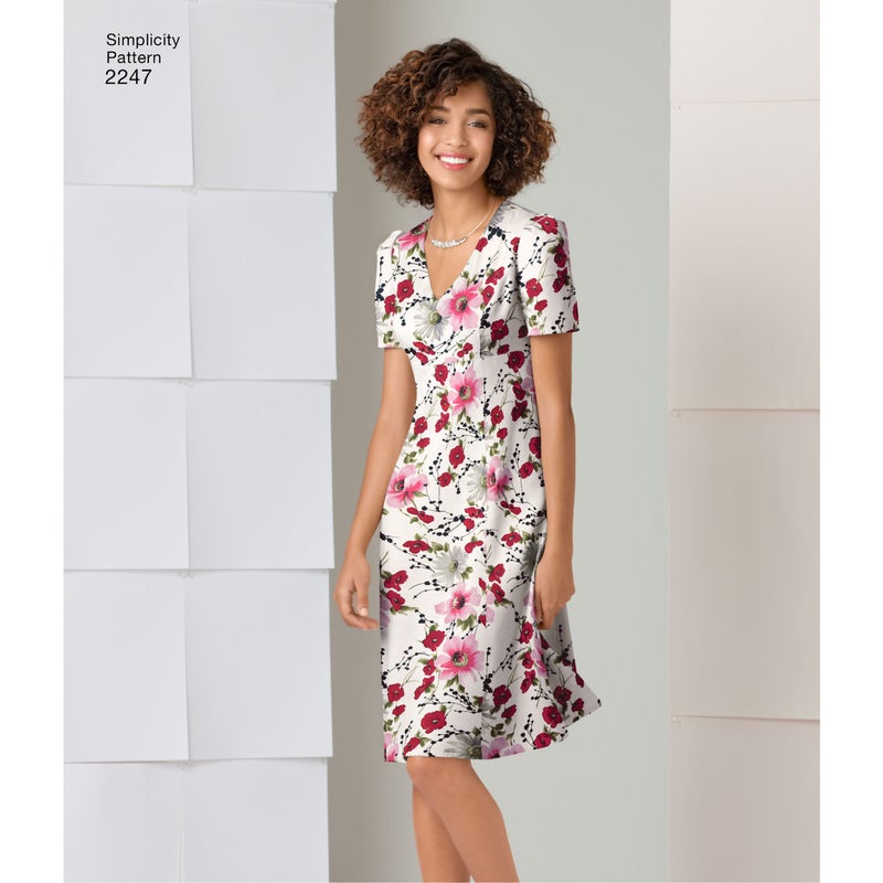 Simplicity kaava 2247 Misses' & Plus Size Amazing Fit Dresses