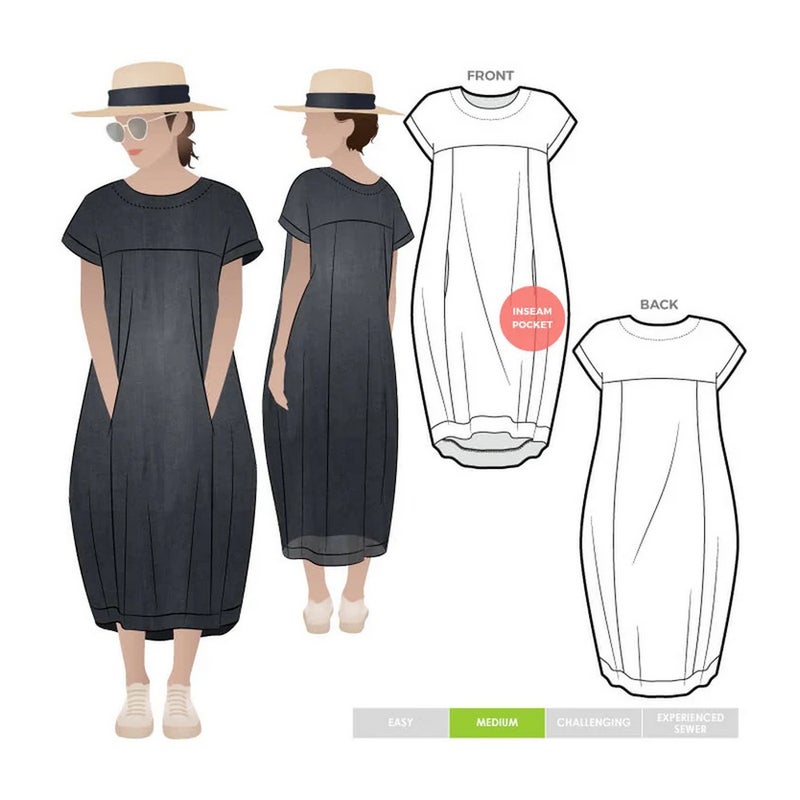 STYLE ARC kaava SYDNEY DESIGNER DRESS