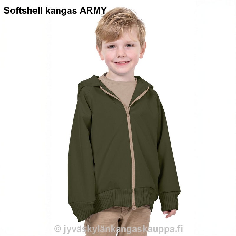 Softshell kangas ARMY