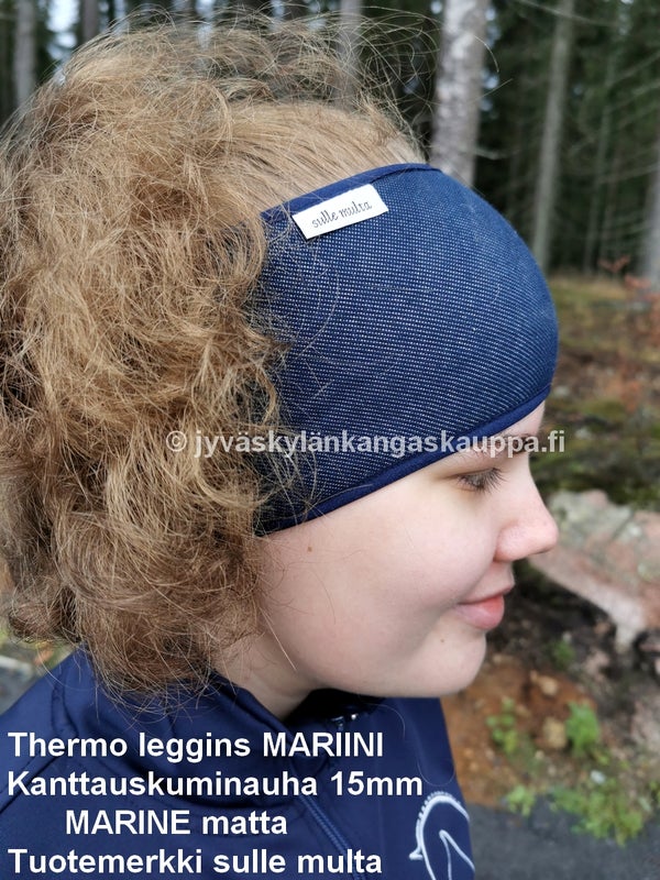 Thermo leggins MARIINI; Kanttauskuminauha 15mm MARINE matta; Tuotemerkki sulle multa