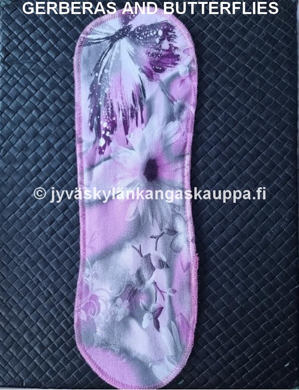 XL gerberas and butterflies