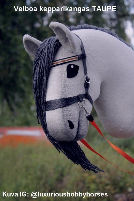 Velboa kepparikangas TAUPE