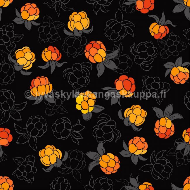 Digiprintti trikoo Lakka (Cloudberry)