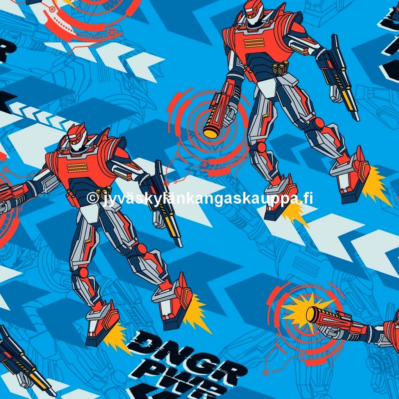 Digiprintti trikoo Robots