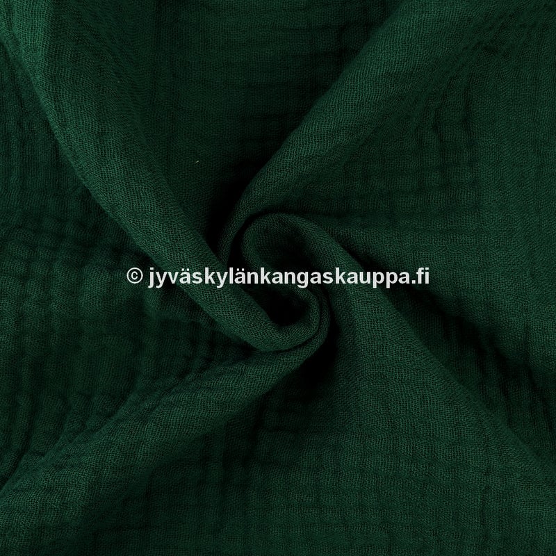Double Gauze tuplaharsokangas Pullonvihre&auml;