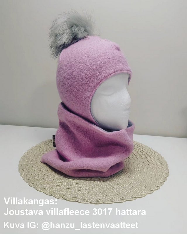 Villakangas: Joustava villafleece 3017 hattara