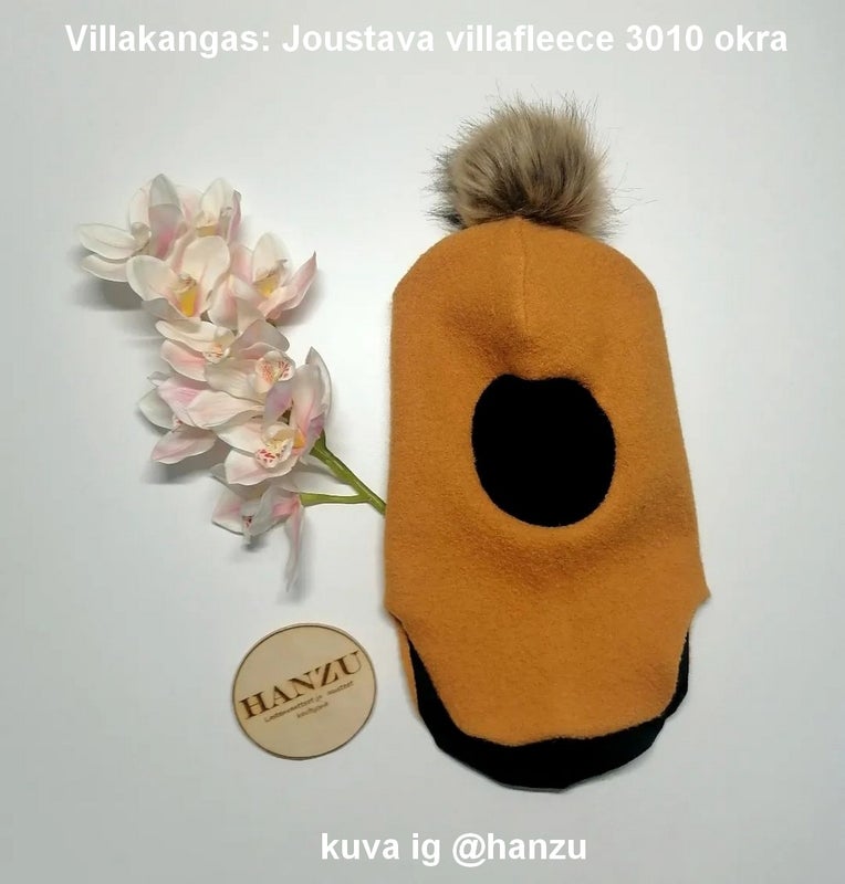 Villakangas: Joustava villafleece 3010 okra